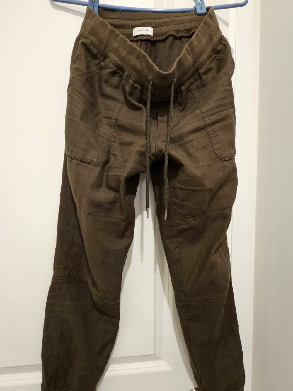aritzia linen joggers